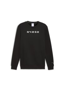 Puma Herren Sweatshirt "Puma x HYROX Heavyweight Rundhalsshirt Herren", schwarz, Gr. M, Obermaterial: 34% Polyester, 66% Baumwolle; Rippe: 3%