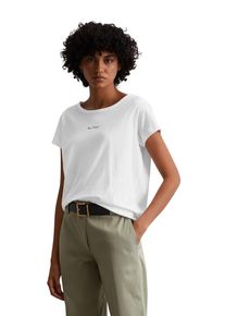 Marc O'Polo MARC O'POLO Damen T-Shirt "aus leichtem Single Jersey", weiß, Basic, Gr. XXL, unifarben, Obermaterial: 100% Baumwolle, Shirts