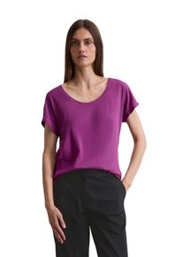 Marc O'Polo MARC O'POLO Damen T-Shirt "aus Viskose-Organic-Cotton-Mix"fresh berry, Basic, Gr. M, unifarben, Obermaterial: 50% Baumwolle, 50% Viskose, Shirts