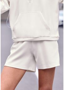 Damen Sweatshorts, Copenhagen Studios, Gr. 32, weiß, Sweatware, Obermaterial: 54% Modal, 40% Polyester, 6% Elasthan, unifarben, casual, Hosen, aus