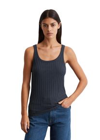 Marc O'Polo MARC O'POLO Damen T-Shirt "aus softem Modal-Organic-Cotton-Mix", blau, casual, Gr. L, unifarben, Obermaterial: 50% Modal, 50% Baumwolle, Shirts
