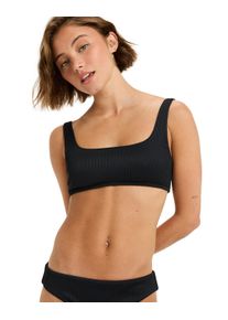 Roxy Damen Triangel-Bikini-Top "Rib Roxy Love The Glassy", grau, Gr. S, 91% Nylon, 9% Elasthan, Bikini-Oberteile