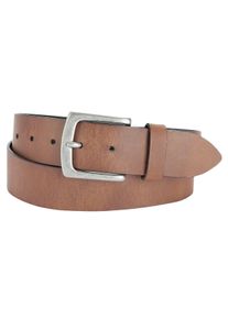 Bernd Götz BERND GÖTZ Damen Ledergürtel, braun, casual,modisch, Gr. 120, unifarben, Leder, Gürtel, mit silberfarbener Schließe