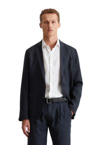 Marc O'Polo MARC O'POLO Herren Sakko "aus reinem Leinen", blau, elegant, Gr. 54, unifarben, Obermaterial: 100% Leinen, Sakkos