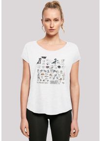 F4NT4STIC Damen T-Shirt "Tom and Jerry TV Serie Cartoon Dept", weiß, casual, Gr. XXL, Obermaterial: 100% Baumwolle, Shirts, Damen,Premium