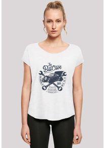 F4NT4STIC Damen T-Shirt "DC Comics Batman Dad's Garage", weiß, casual, Gr. XL, Obermaterial: 100% Baumwolle, Shirts, Print