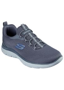 Skechers Herren Slip-On Sneaker "SUMMITS-TALLO", Gr. 48,5, grau, Textil, casual, Schuhe, Slipper, Freizeitschuh, Trainingsschuh zum Schlupfen