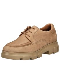 Paul Green Damen Schnürschuh "Paul Green Halbschuhe Nubukleder", Gr. 42,5, braun, Nubukleder, casual, Schuhe