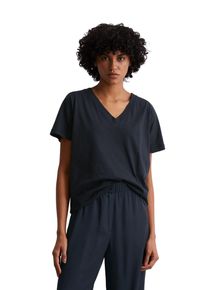 Marc O'Polo MARC O'POLO Damen T-Shirt "aus leichtem Single Jersey", blau, Basic, Gr. XS, unifarben, Obermaterial: 100% Baumwolle, Shirts