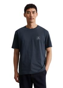 Marc O'Polo MARC O'POLO Herren T-Shirt "aus reiner Bio-Baumwolle", blau, Basic, Gr. XXL, unifarben, Obermaterial: 100% Baumwolle, Shirts