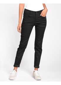 Gang Damen Relax-fit-Jeans "Gang Jeans Relaxed Fit 94AMELIE", schwarz, Gr. 24, 59, 5% Baumwolle, 36% Polyester, 4, 5% Elasthan, Jeans