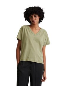 Marc O'Polo MARC O'POLO Damen T-Shirt "aus leichtem Single Jersey"smooth sage, Basic, Gr. XL, unifarben, Obermaterial: 100% Baumwolle, Shirts