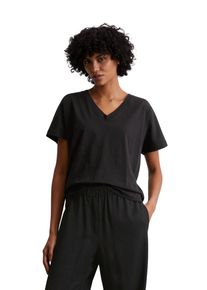 Marc O'Polo MARC O'POLO Damen T-Shirt "aus leichtem Single Jersey", schwarz, Basic, Gr. S, unifarben, Obermaterial: 100% Baumwolle, Shirts