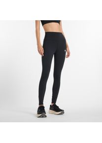 New Balance Damen Lauftights "Sleek High Rise Legging 27"", schwarz, sportlich, Gr. M, Obermaterial: 71% Polyester, 29% Elasthan, Hosen
