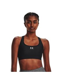 Under Armour Damen Sport-BH "HeatGear", Gr. XS, schwarz, Obermaterial: 88% Polyester, 12% Elasthan. Futter: 92% Polyester, 8% Elasthan, sportlich,