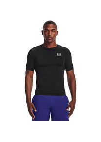 Under Armour Herren Trainingsshirt "UA HG ARMOUR COMP SS", schwarz, sportlich, Gr. XXL, Obermaterial: 84% Polyester, 16% Elasthan. Einsatz: 92%