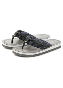 Venice Beach Damen Badezehentrenner "Pantolette", Gr. 40, grau, Obermaterial: 80% Textilmaterial, 20% Lederimitat. Futter: 100% Textilmaterial.