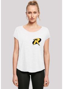 F4NT4STIC Damen T-Shirt "DC Comics Batman Robin Logo", weiß, casual, Gr. XL, Obermaterial: 100% Baumwolle, Shirts, Print