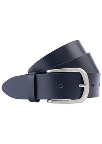 Bernd Götz BERND GÖTZ Damen Ledergürtel, blau, casual,casual, Gr. 80, unifarben, Leder, Gürtel, mit Dornschließe in Hufeisenform