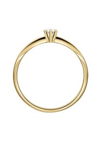 ONE ELEMENT Damen Diamantring "0,03 ct Diamant Brillant Ring aus 585 Gelbgold", 56, 0,03 ct mit Diamant, Gelbgold 585-Gold-Diamanten, gold, Gelbgold