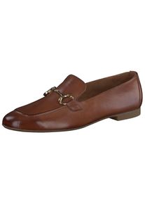 Paul Green Damen Slipper "Paul Green Slipper Glattleder", Gr. 35,5, braun, Glattleder, elegant, Schuhe