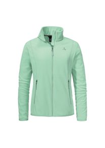 Schöffel SCHÖFFEL Damen Fleecejacke "Fleece Jk Style Ash WMS"botanical sky, sportlich, Gr. 38, unifarben, Fleece, Obermaterial: 100% Polyester, Jacken