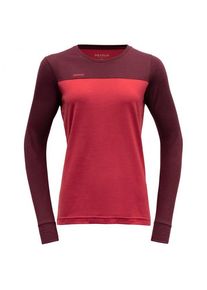 DEVOLD Norang Shirt Merinolongsleeve Damen Wandern (Gr XL |rot)
