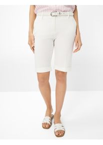 Brax Damen Bermuda Style MIA B, cremewei&szlig;, Gr. 34