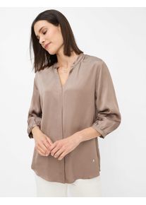 Brax Damen Bluse Style VALEA taupe, hellbraun, Gr. 42