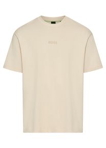 BOSS Green Herren T-Shirt "Tee"open beige284, casual, Gr. XL, Single Jersey, Obermaterial: 100% Baumwolle, Shirts, mit Rundhalsausschnitt