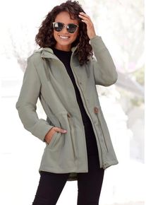 Vivance ACTIVE Softshelljacke beige Gr. 34 für Damen. Mit Reißverschluss. Figurbetont