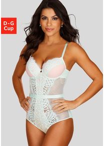 Lascana Body 'Cara' mehrfarbig Gr. 80 Cup F für Damen. Mit herzförmiger Ausschnitt. Mit Bügel. Nachhaltig.