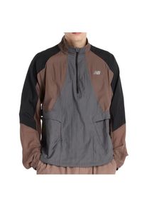New Balance Better Run Water Resistant Jacket Laufjacke Herren (Gr L |grau/braun)