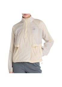 New Balance Better Run Water Resistant Jacket Laufjacke Damen (Gr M |beige/grau)