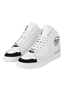 Philipp Plein Low-Top Sneaker - Mid-Top Turnschuhe Hexagon - Gr. 38 (EU) - in Schwarz - f&uuml;r Damen