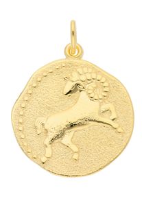 Adelia´s ADELIA ́S Damen Ketten-Anhänger "333 Gold Sternzeichen Anhänger Widder Ø 18,2 mm", Widder, Gold, gold, Gold, Schmuckanhänger, Goldschmuck für Damen &