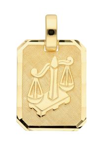 Adelia´s ADELIA ́S Damen Ketten-Anhänger "333 Gold Sternzeichen Anhänger Waage", Waage, Gold, gold, Gold, Schmuckanhänger, Goldschmuck für Damen & Herren