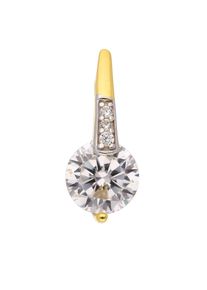Adelia´s ADELIA ́S Damen Ketten-Anhänger "333 Gold Anhänger", mit Zirkonia, Gold, gold, Gold, Schmuckanhänger, mit Zirkonia Goldschmuck für Damen