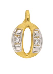 Adelia´s ADELIA ́S Damen Buchstaben-Anhänger "585 Gold Buchstabenanhänger", 0,02 ct VVS = sehr sehr kleine Einschlüsse O, Gold, gold, Gold, Schmuckanhänger,