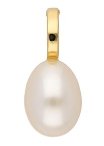 Adelia´s ADELIA ́S Damen Ketten-Anhänger "585 Gold Anhänger", Gold, gold, Gold, Schmuckanhänger, mit Süßwasser Zuchtperle Goldschmuck für Damen