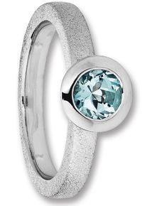 ONE ELEMENT Damen Silberring "Blau Topas Ring aus 925 Silber Blau Topas Ring aus 925 Silber", 52, Silber 925 (Sterlingsilber), silber, Silber 925