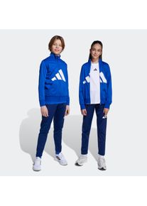 Kinder Trainingsanzug "J BL TR TS 205", blau, sportlich, Gr. 140, adidas Sportswear, Obermaterial: 100% Polyester, Sportanzüge
