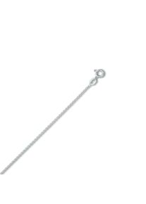 ONE ELEMENT Damen Goldkette "Halskette Rundankerkette aus 333 Weißgold Ø 1,2 mm", 38, Weißgold 333-Gold, silber, Weißgold 333, Gold, Halsketten, für