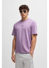 BOSS Green Herren T-Shirt "Tee", lila, casual, Gr. XXXL, Single Jersey, Obermaterial: 100% Baumwolle, Shirts, mit Rundhalsausschnitt