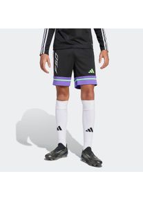 Kinder Trainingsshorts "F50 SHO Y"schwarz, lila rush, sportlich, Gr. 152, adidas Performance, Obermaterial: 100% Polyester, Hosen