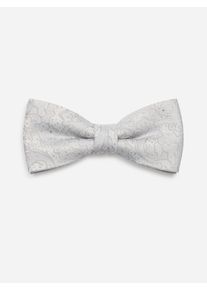 MONTI Damen Fliege "FIORENZO"silber mit paisley, muster, elegant,festlich,klassisch, Materialmix, Fliegen, mit edlem Paisley-Muster – festliches
