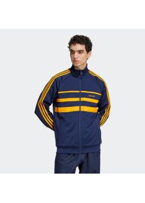 Herren Outdoorjacke "FIRST TT"night indigo, crew orange, sportlich, Gr. S, adidas originals, Obermaterial: 70% Polyester, 30% Baumwolle, Jacken