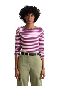 Marc O'Polo MARC O'POLO Damen Langarmshirtmulti, fresh berry, casual, Gr. XL, Single Jersey, Obermaterial: 100% Baumwolle, Shirts, im schönen Streifenmuster
