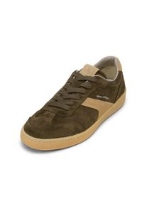 Marc O'Polo MARC O'POLO Herren Sneaker "aus softem Veloursleder", Gr. 42schwarz mossy olive, schwarz cashmere, Obermaterial: 100% Leder (Rind), unifarben, Schuhe