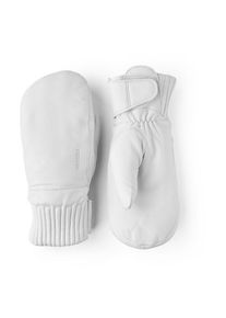 Hestra Idre Wool Mitt Handschuhe Freizeit (Gr 6 |weiß/grau)